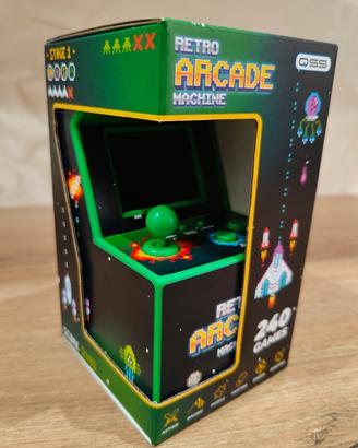 Mini Cabinato Retro game 240 giochi Nuovo