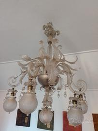 lampadario vetro Murano