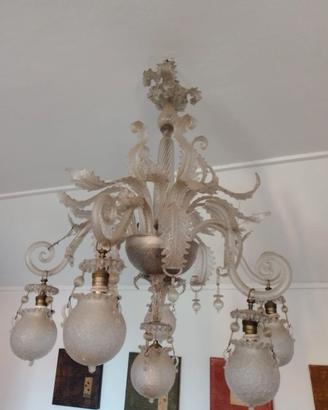 lampadario vetro Murano