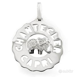 Ciondolo Chantecler oro e diamnati 0,12ct 
