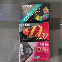 Nr.3 audiocassette vergini