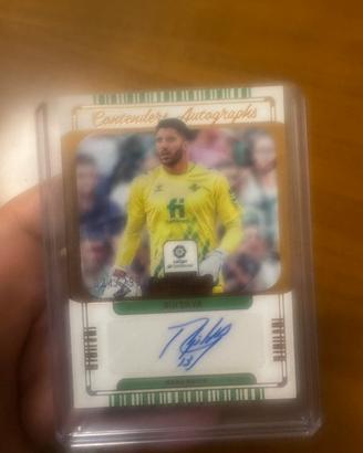 Card rui silva panini autografo betis siviglia