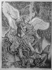 Riproduzione quadro San Michele