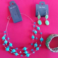 Collana orecchini e bracciale 