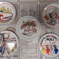 Serie nr. 5 piatti "Regata dei Rioni di Noli"