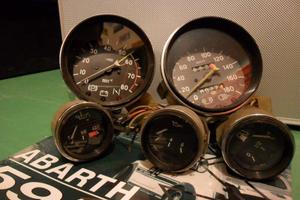 kit 5 strumenti 595 Abarth epoca 