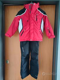 Tuta completo scii/neve WEST SCOUT Dry-Tech 8 anni