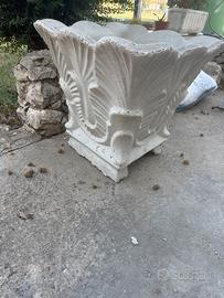 Fioriera vaso in cemento 54x54x54