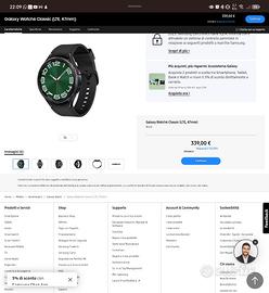 Samsung Watch 6 47mm LTE nero