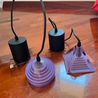 Lampade a sospensione AV Mazzega in vetro Murano