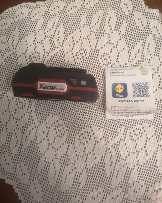 Parkside Batteria 2Ah 20V NON adoperat con Garanzi