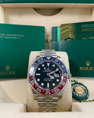 🔴🔵 ROLEX GMT-MASTER II “PEPSI” 2020 – NUOVO 🔴🔵