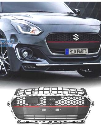 GRIGLIA PER SUZUKI SWIFT VI 17- NERO CROMATO
