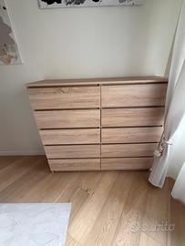 Cassettiera in legno