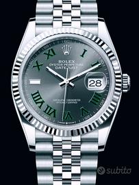 Rolex DJ 36 Wimbledon 126234 jubilé nuovo 03/2026 
