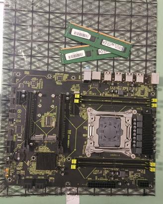 scheda madre x99 MR9A-H+2 stick 8gb DRR4 ram 