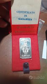 lingotto 25 grammi 999 argento euronummus 