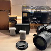 Macchina fotografica Nikon D3300 + 18-105