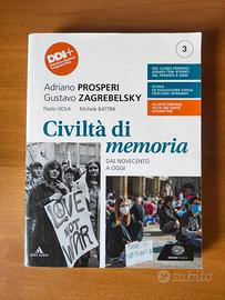 Civiltà di memoria dal novecento a oggi ISBN 97888