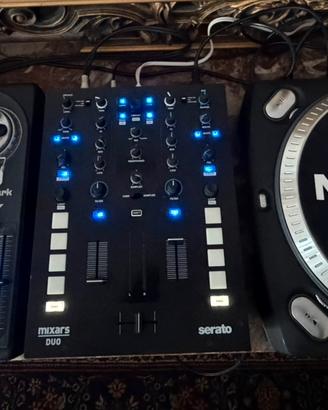 Coppia giradischi + mixer + valige  anche singoli