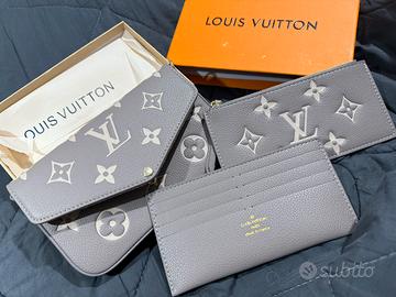 Set pochette Felicie Louis Vuitton tre pezzi