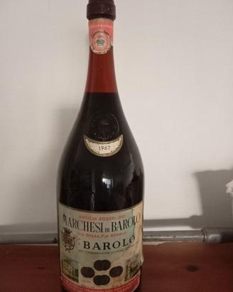 Bottiglia di vino Barolo Magnum annata 1967