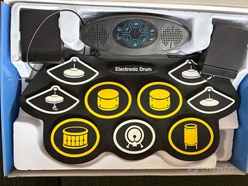 Batteria elettronica flessibile in silicone