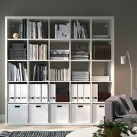 Scaffale - bianco - 182x182 cm - 25 divisioni - 5x