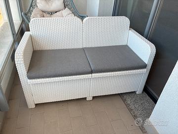 Set in RATTAN bianco