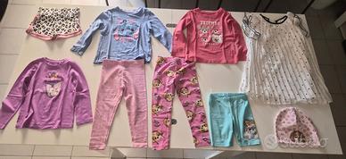 15 VESTITI BAMBINA DA 4 A 5 ANNI
