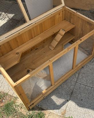 Gabbia per criceti in legno