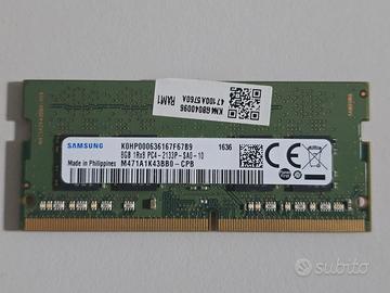 RAM 8GB ddr4 SODIMM 2133mhz Samsung