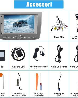 autoradio schermo carplay per Alfa Mito