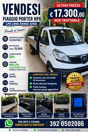 Piaggio Porter NP6 GPL Long Range