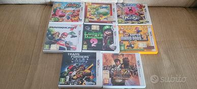 lotto 8 giochi nintendo 3ds mario, Kirby, Yoshi 