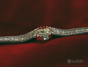 Orologio Zenith oro Bianco e corona di brillanti