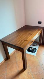 Tavolo scrivania legno massello