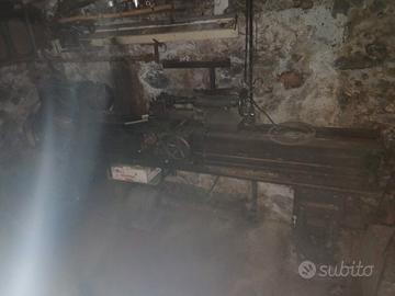 tornio,trapamo a colonna e taglierina 