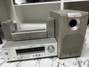 Impianto home theatre yamaha sintoamplificatore