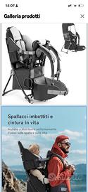 Zaino da trekking porta bimbo