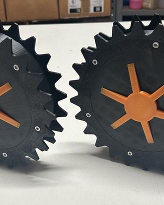 Ruote dentate a quattro corone per Landroid Worx