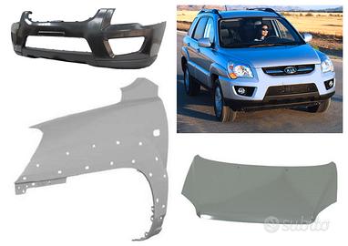 Kia Sportage paraurti cofano parafango freni 05-10