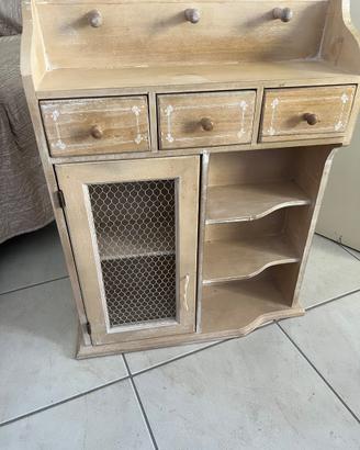 Armadietto con cassetti stile shabby