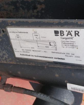 PEDANA IVECO EUROCARGO