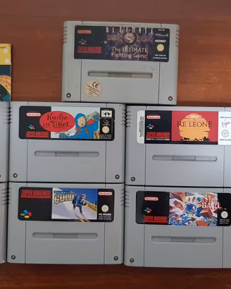 Giochi per super nintendo SNES 64 e commodore 64