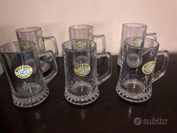 6 Boccali Birra Tedeschi originali lt 0,51