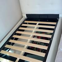 Letto contenitore singolo e materasso
