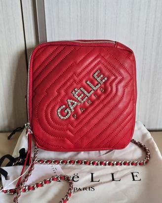 Borsa a tracolla Gaëlle rosso scuro