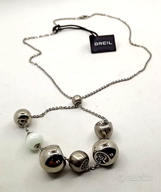 Collana Breil caos Donna in acciaio con ciondoli 