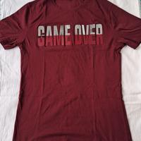 Maglietta ZUIKI T-Shirt Uomo Game Over Bordeaux L